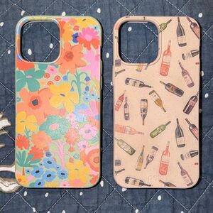 Floral and Wine Bottle Phone Cases iPhone 13 Pro Max